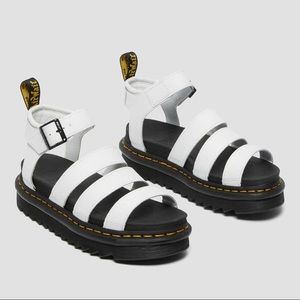 Dr. Martens Blaire Hydro Leather Strap Sandals Size 8